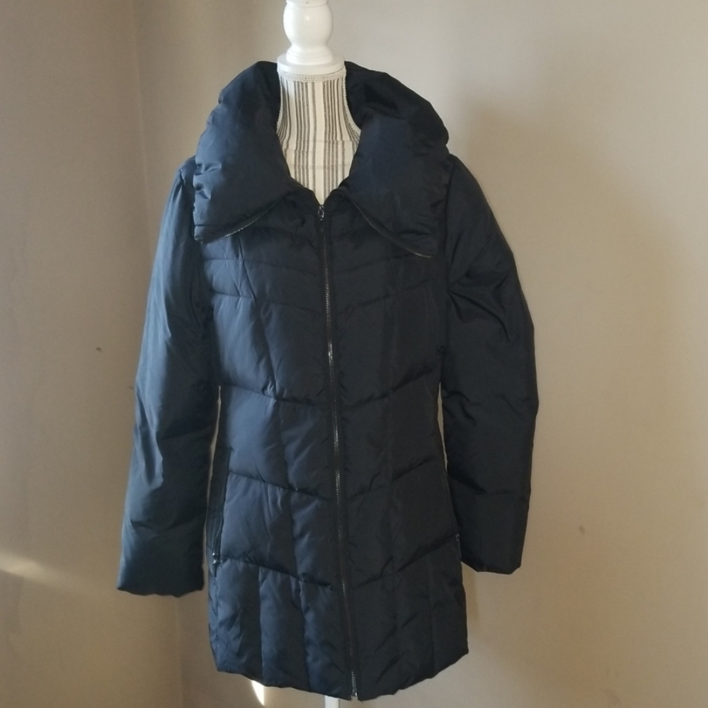 Cole Haan Black Puffer Coat-Large